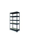 ESTANTERIA METAL/AGLOMERADO RIVET 90/45 ANTRACITA