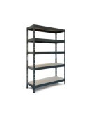 ESTANTERIA METAL/AGLOMERADO RIVET 120/45 ANTRACITA