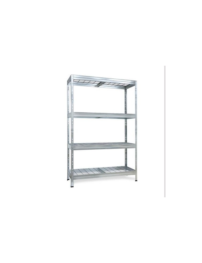 ESTANTERIA METALICA WIRE 180X120X45 GALVANIZADO