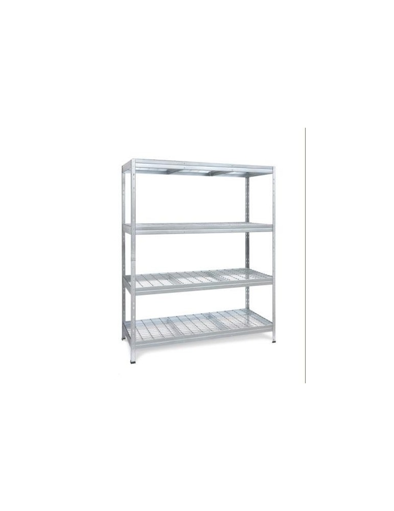 ESTANTERIA METALICA WIRE 180X150X60 GALVANIZADO