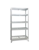ESTANTERIA METALICA WIRE 180X90X45 GALVANIZADO