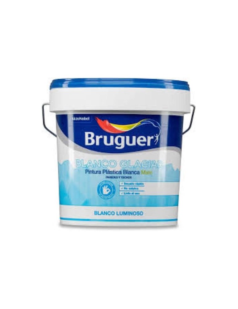 PINTURA PLASTICA BLANCO GLACIAR MATE 15L 5208048