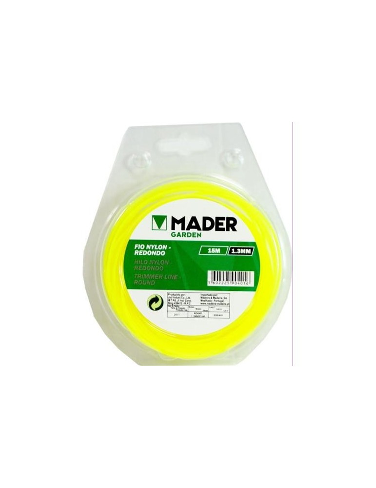 HILO NYLON MGD 1,3 MM. 15 M. 90401