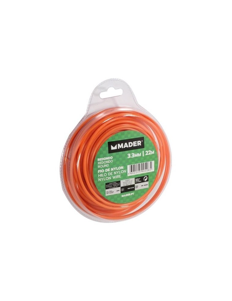 HILO NYLON REDONDO 3.3MM 22M  90408