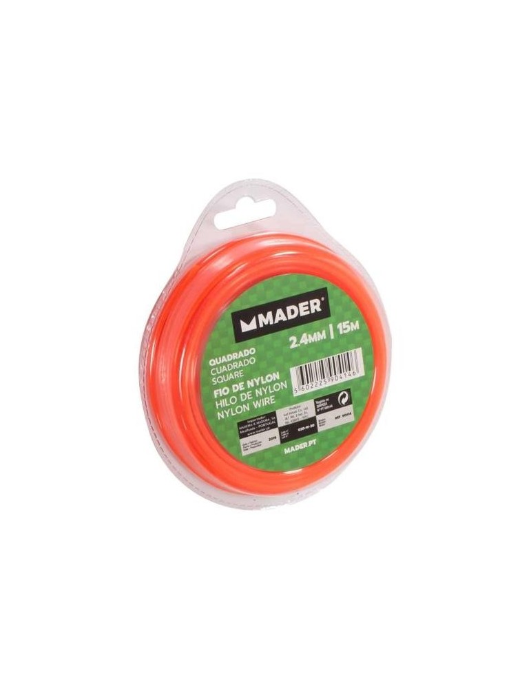 HILO NYLON CUADRADO 2.4MM 15M 90414