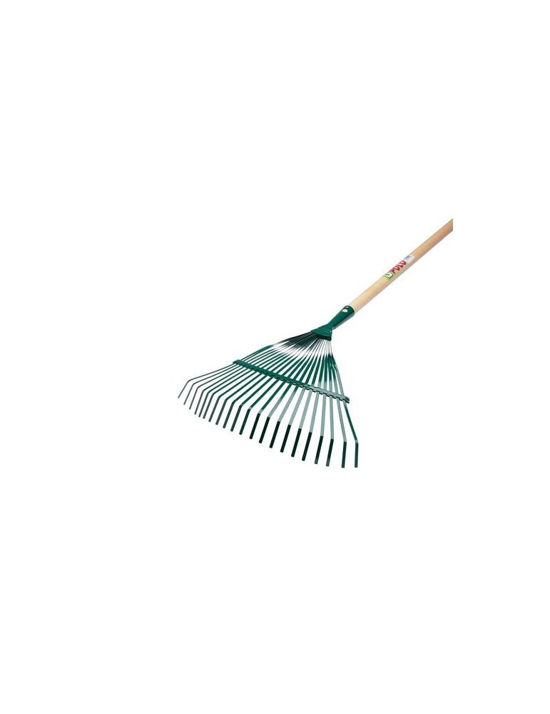 ESCOBA FIJA ACERO 130CM C/ MANGO MADERA 5022