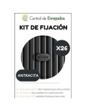 KIT FIJACION ANTRACITA 26UNI