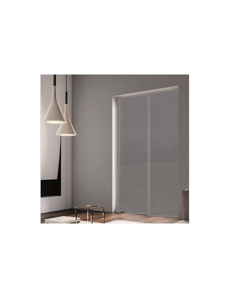 MOSQUITERA MAGNETICA PARA PUERTA 120X240 GRIS