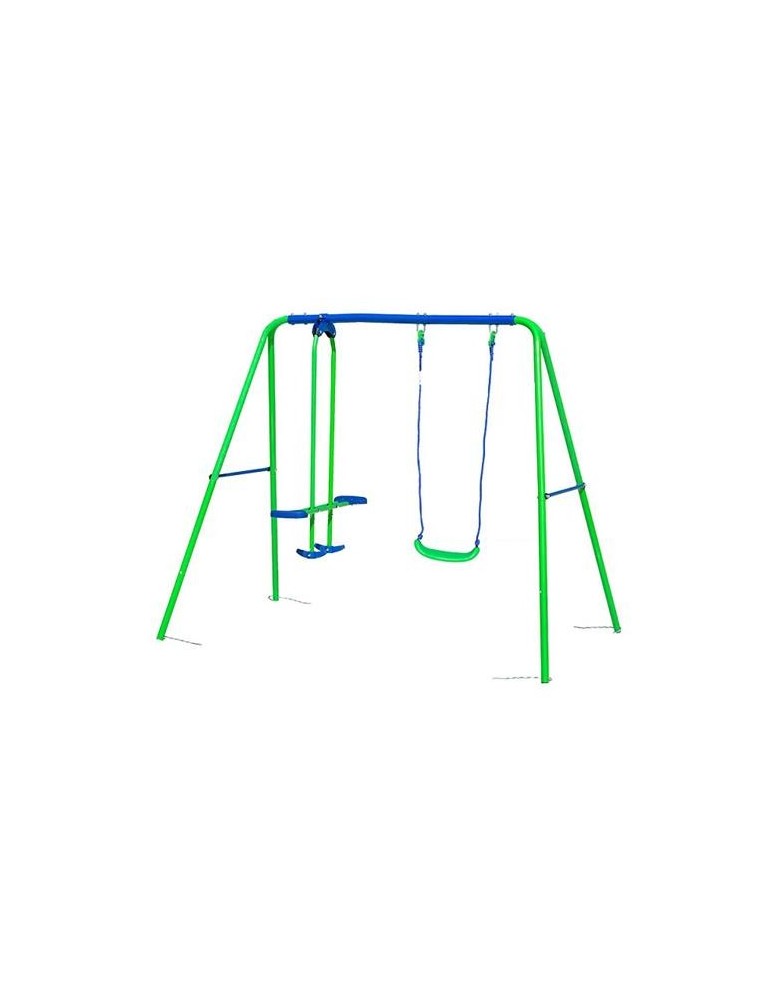 COLUMPIO INFANTIL METAL 1 ASIENTO + 1 BALANCIN