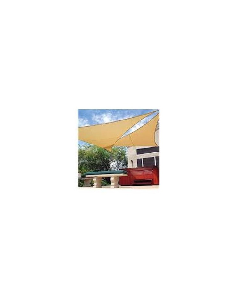KIT SOMBREO POLIESTER TRIANGULAR 3,6X3,6X3,6 BEIGE