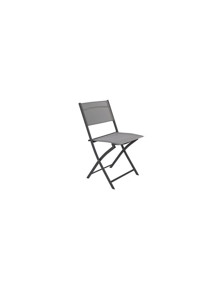 SILLA ACERO PLEGABLE CORDELIA GRIS/ACERO CHAIPL184