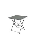 MESA BALCON PLEGAB.ACERO 60X60CM.CORDELIA GRIS