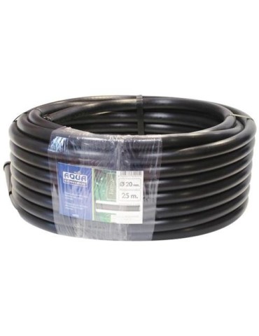TUBERIA DE POLIETILENO 20MM 50M NEGRO LISA 62050