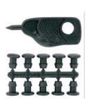 PUNZON + 10 TAPONES 4 MM (BOLSA ZIP 1+10)