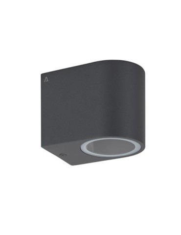 APLIQUE DE PARED 1XGU10 100MM IP54 GRAFITO