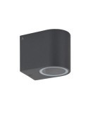 APLIQUE DE PARED 1XGU10 100MM IP54 GRAFITO