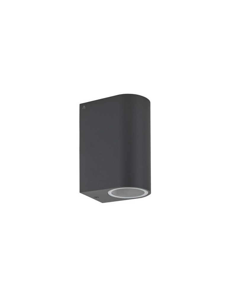 APLIQUE DE PARED 2XGU10 150MM IP54 GRAFITO