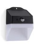 APLIQUE SOLAR PARED 2W 220LM 6000K NEGRO