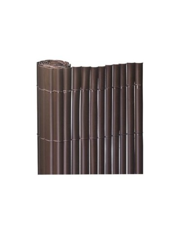 CAÑIZO MEDIA CAÑA PLASTICANE PVC 2X3M MARRON