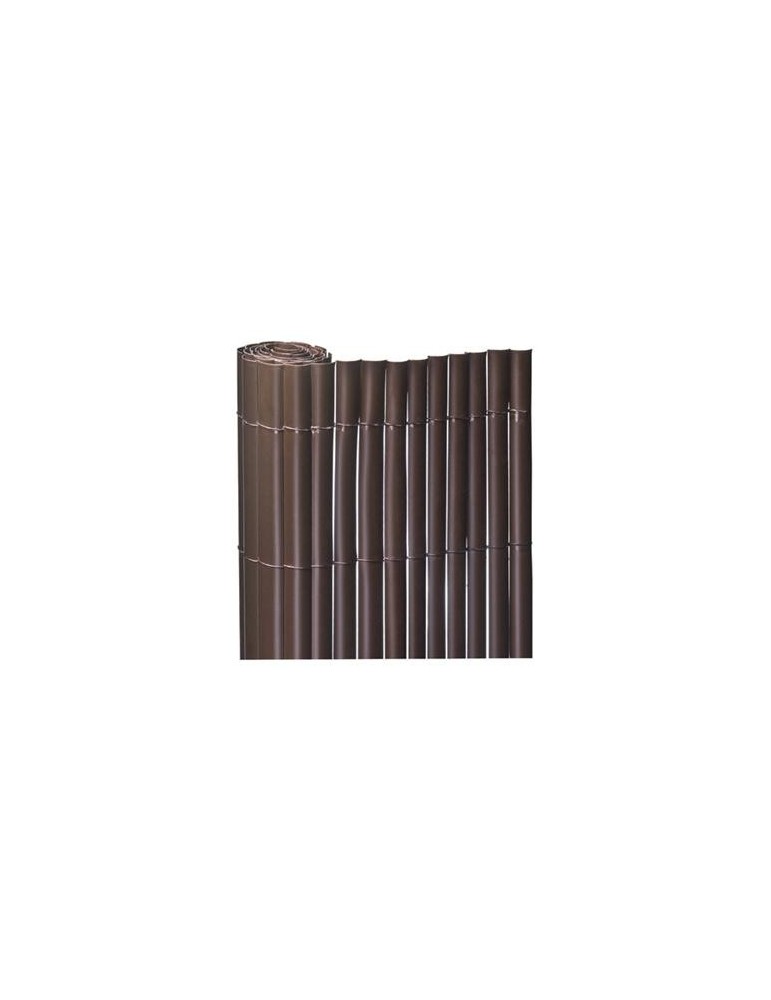 CAÑIZO MEDIA CAÑA PLASTICANE PVC 2X3M MARRON
