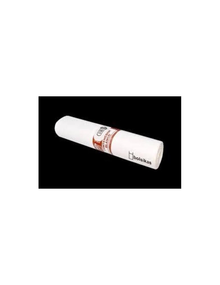 BOLSA BASURA BLANCA 53X60 GALGA 70 30L (ROL-25)