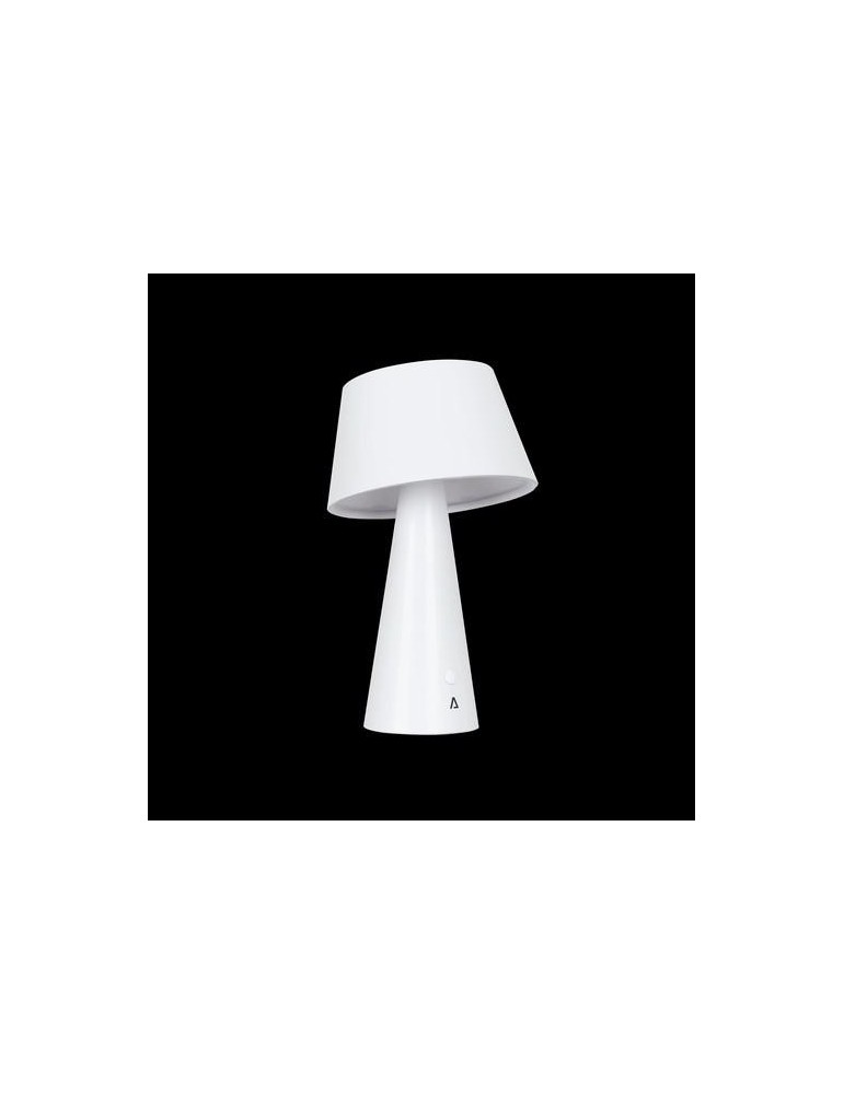 LAMPARA DE MESA SOLAR 500LM 4000K IP44 BLANCA