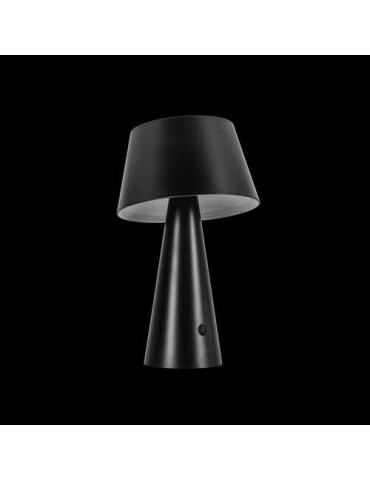 LAMPARA DE MESA SOLAR 500LM 4000K IP44 NEGRA