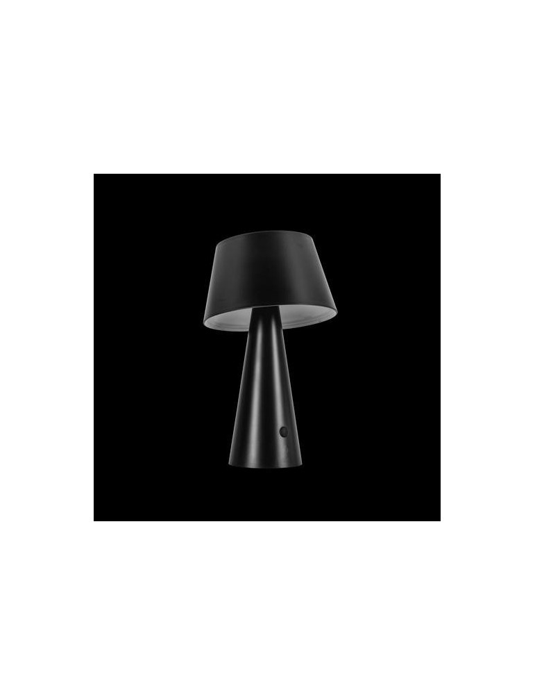 LAMPARA DE MESA SOLAR 500LM 4000K IP44 NEGRA