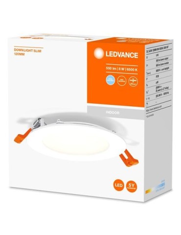 FOCO DOWNLIGHT SLIM 120MM 8W 6500K 230V BLANCO
