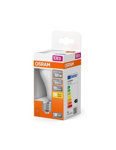 BOMBILLA LED STANDAR 8.5W/827 E27 CALIDA