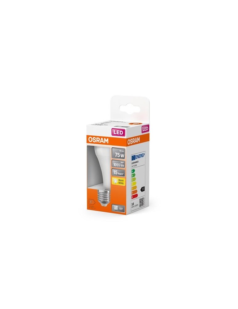 BOMBILLA LED STANDAR 10W/827 E27 CALIDA