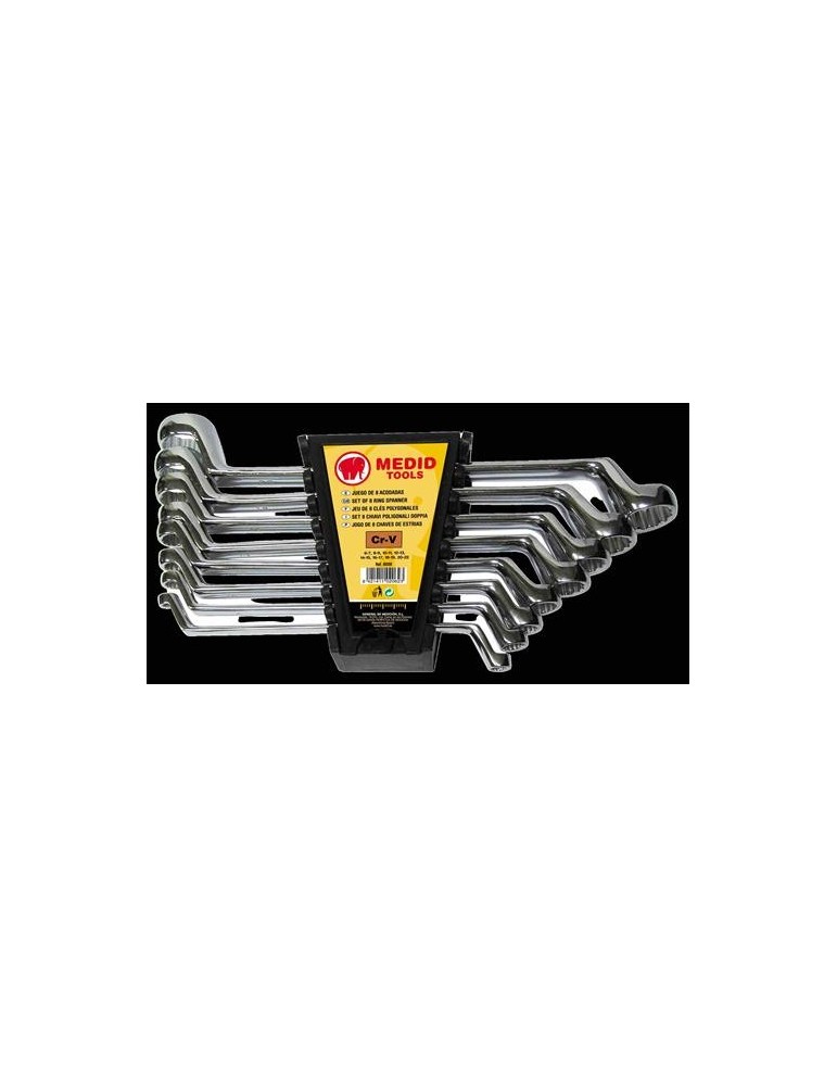 SET 8 LLAVES ACODADAS 6X7 - 20X22 8008