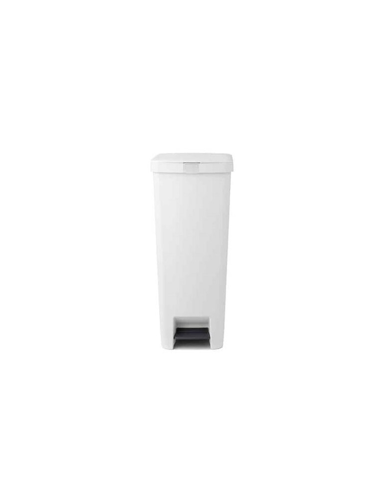 CUBO DE PEDAL 40 LITROS BLANCO 800009