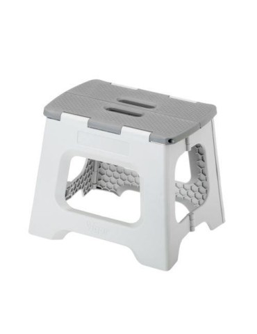 TABURETE COMPACT PLEGABLE 27CM GRIS 8913