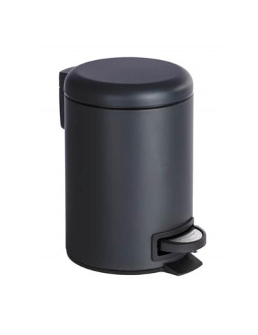 CUBO DE PEDAL PARA COSMETICA LEMAN, NEGRO, 3 LTS.