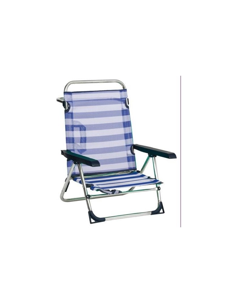 SILLA PLAYA FIBRELINE CON ASA  ALUMINIO 606ALF-56