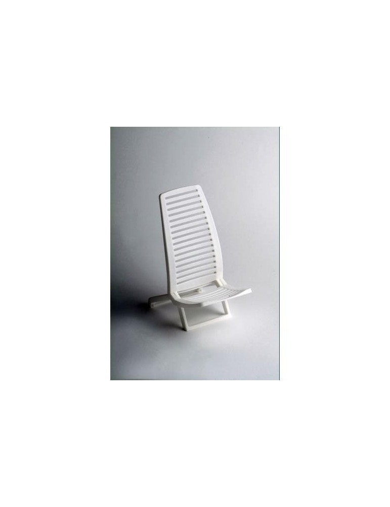 SILLA PLAYA PROPILENO BLANCA 600-0021