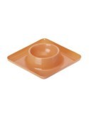 COMEDERO WALL OFF PETS CLUB PEQUEÑO NARANJA 11590