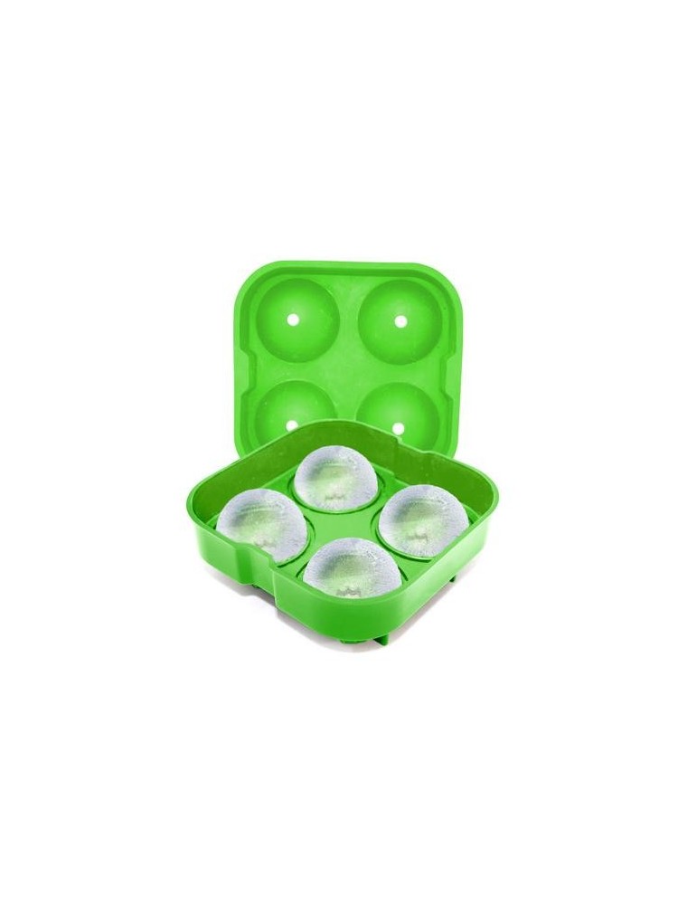MOLDE SILICONA 4 HIELOS 5,5CM VERDE FIK 182