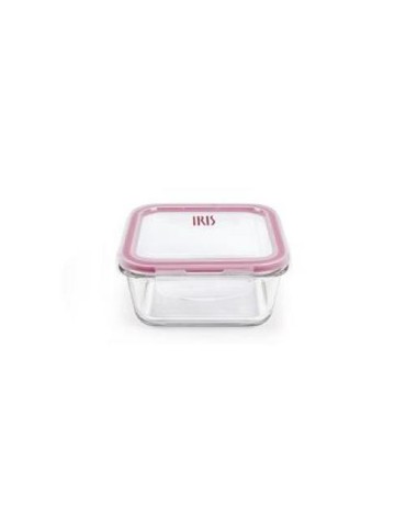CONTENEDOR CUADRADO VIDRIO 690 ML. 8606-V
