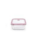 CONTENEDOR CUADRADO VIDRIO 690 ML. 8606-V