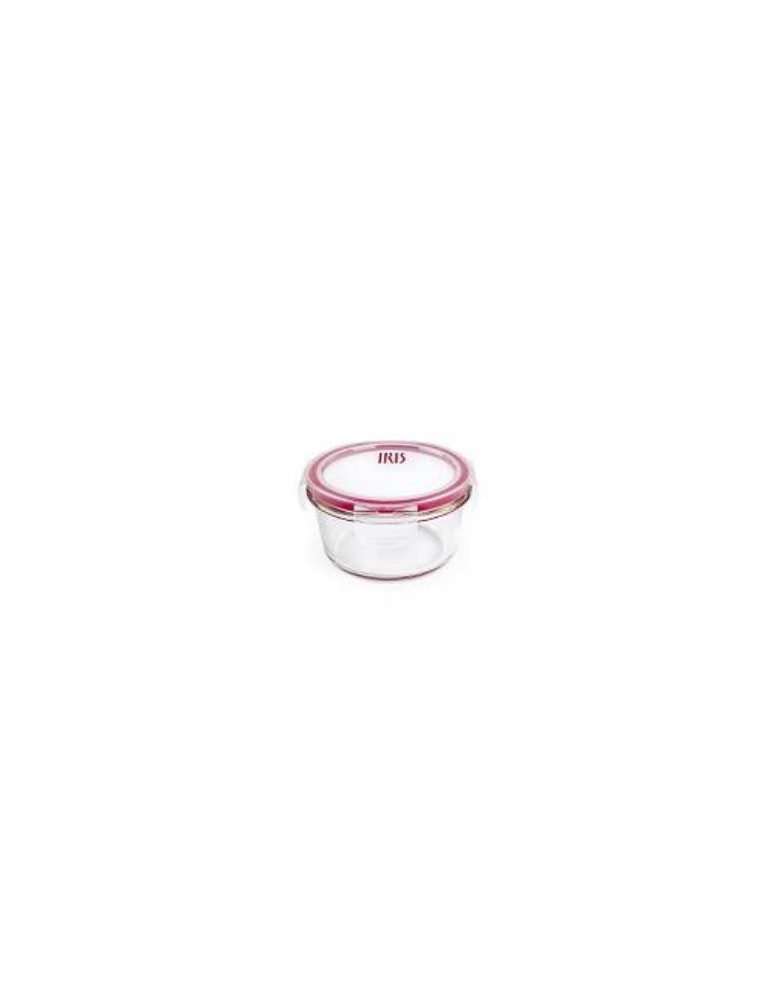 CONTENEDOR REDONDO VIDRIO 410 ML. 8607-V
