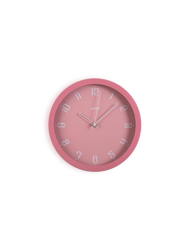 RELOJ PARED ROSA 30CM 18560812