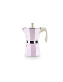 CAFETERA ALUMINIO VENETO ROSA 6 TAZAS 627806