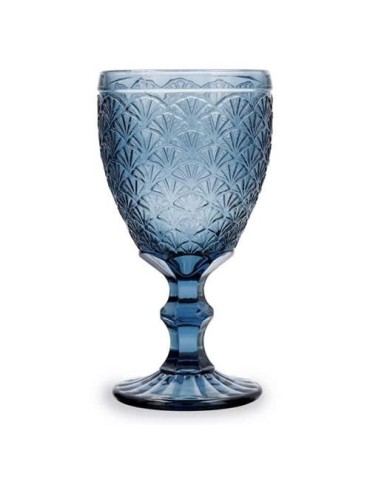 COPA VINO 30CL (CAJA 6) AZUL BLUE MOON 7754015