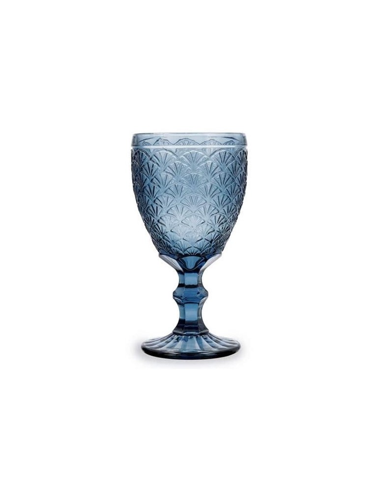 COPA VINO 30CL (CAJA 6) AZUL BLUE MOON 7754015