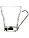 JUEGO 3 TAZAS CAFÉ 11CL CON ASA ACERO INOX 3359137