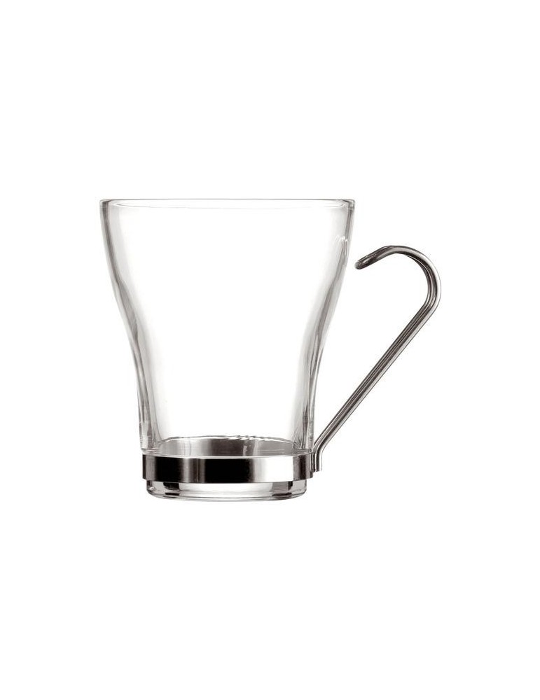 JUEGO 3 TAZAS TÉ 25CL CON ASA INOX SUPREME QUID