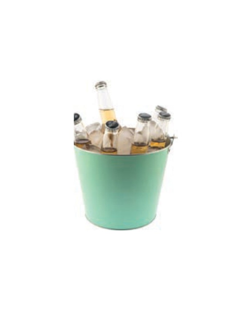 CUBITERA METALIZADA CON ASA VERDE 5L KOALA