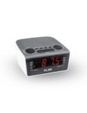 RADIO DESPERTADOR BLANCO AM/FM PANTALLA LED ELBE